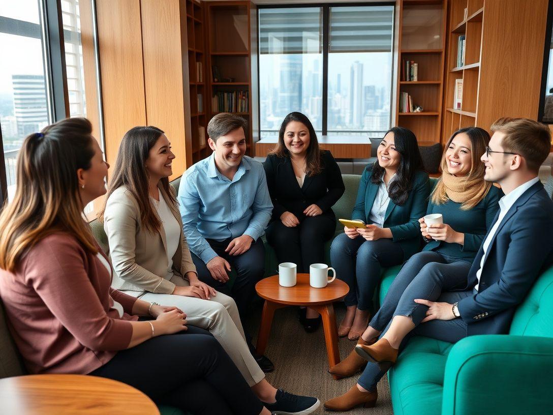 ClearSpeak teaching team in the student lounge
